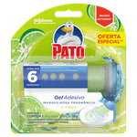 Detergente-Sanitario-Gel-Adesivo-com-Aplicador-Citrus-Pato-38g-Refil-com-6-Discos-Oferta-Especial