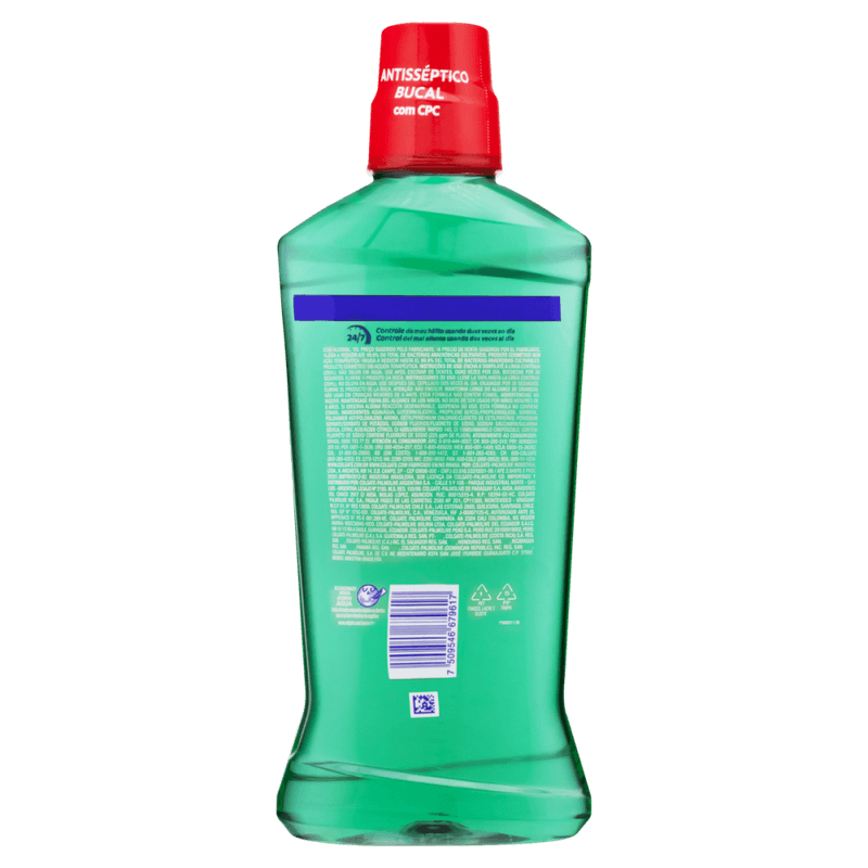 Enxaguante-Bucal-Antisseptico-Zero-Alcool-Fresh-Mint-Colgate-Plax-Frasco-Leve-750ml-Pague-500ml