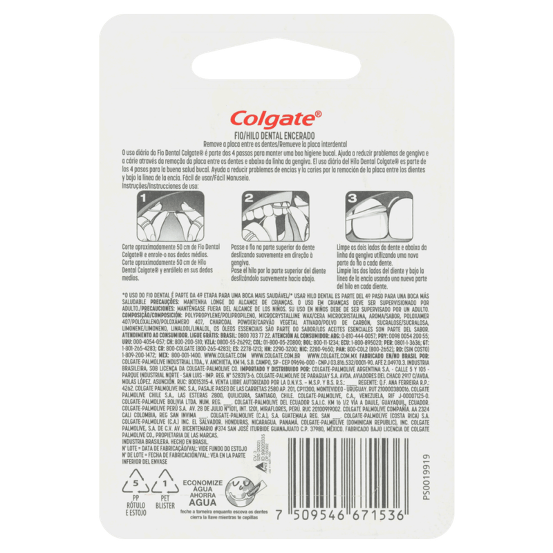 Fio-Denta-Carvao-Colgate-Natural-Extracts-25m