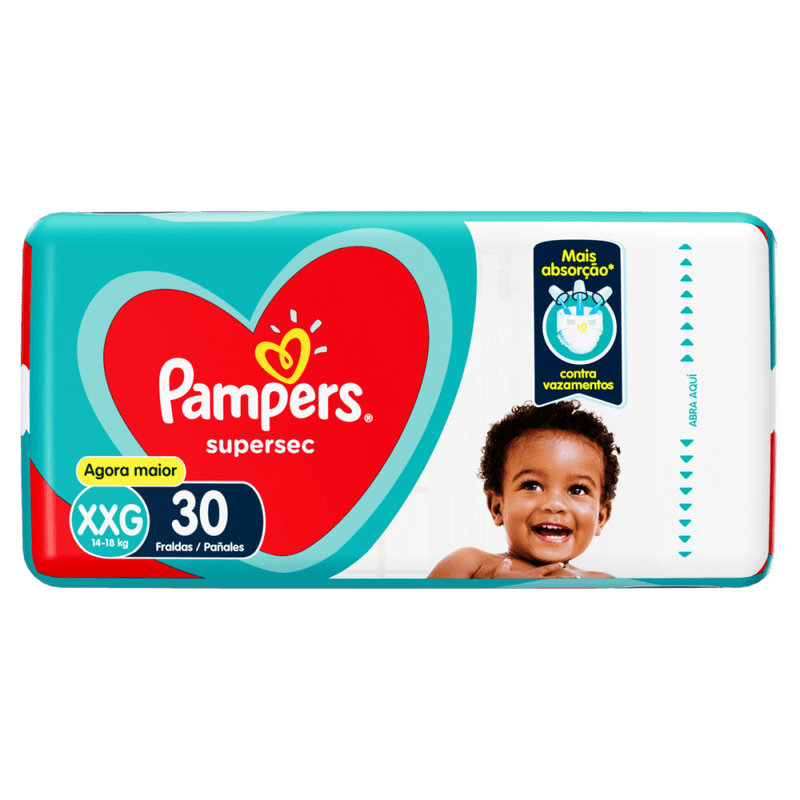 Fralda-Descartavel-Infantil-Pampers-Supersec-XXG-14-a-18kg-Pacote-30-Unidades