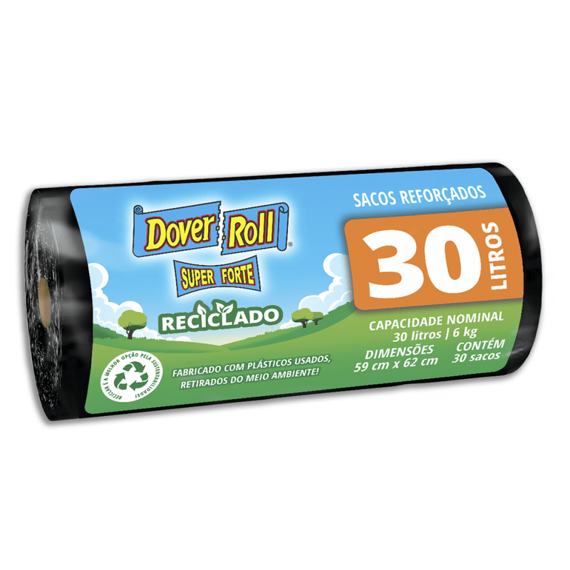 Saco-para-Lixo-Reforcado-30l-Dover-Roll-Super-Forte-30-Unidades