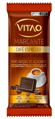 CHOC VITAO ZERO ACUCAR 70G - CAFE ESPRESSO