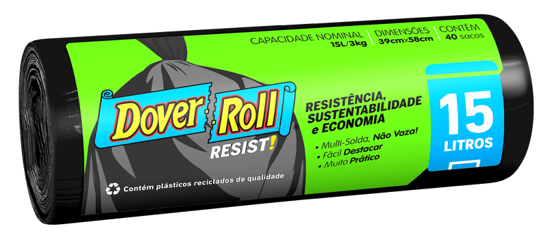 Saco-para-Lixo-15l-Dover-Roll-Resist-40-Unidades