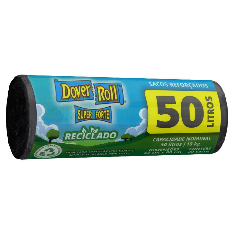 Saco-para-Lixo-Preto-Reforcado-50l-Dover-Roll-Super-Forte-20-Unidades