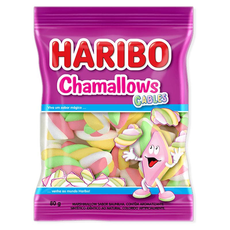 Marshmallow-Baunilha-Cables-Haribo-Chamallows-Pacote-80g