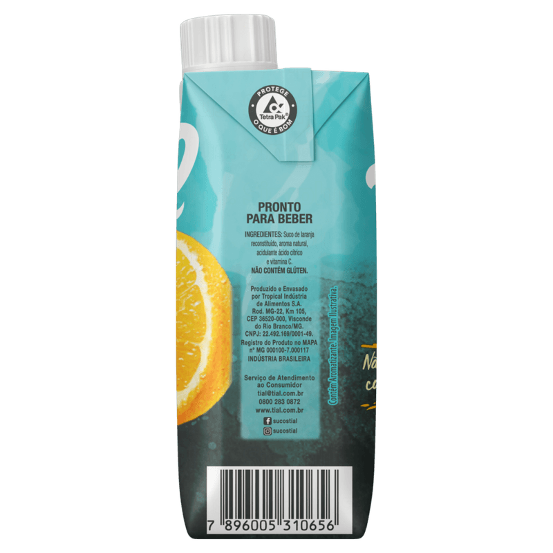 Suco-de-Laranja-sem-Adicao-de-Acucar-Tial-100--Caixa-330ml