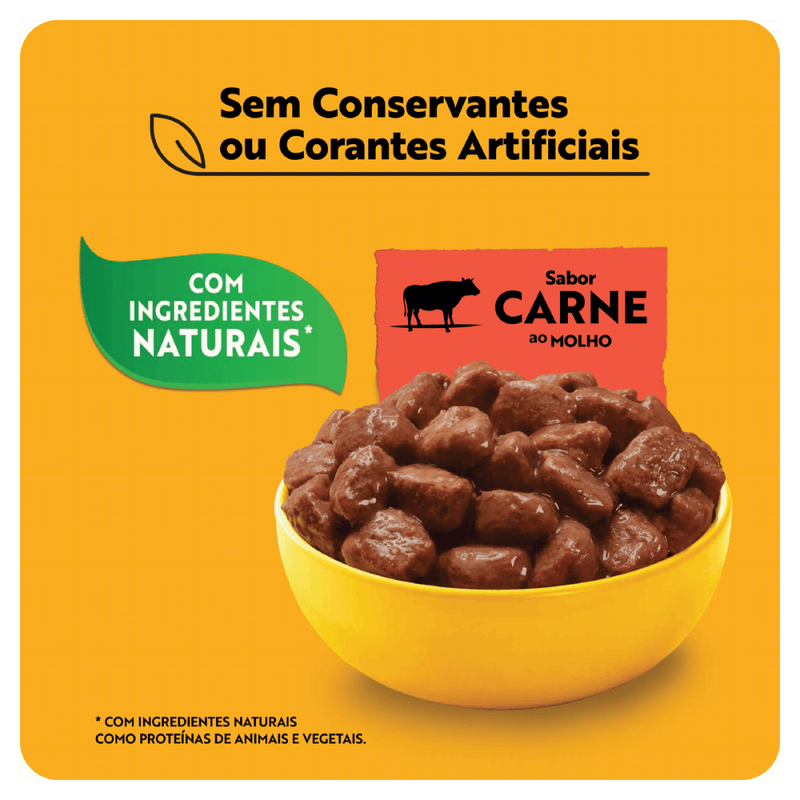 Alimento-Completo-e-Balanceado-para-Caes-Adultos-Carne-ao-Molho-Pedigree-Sache-100g