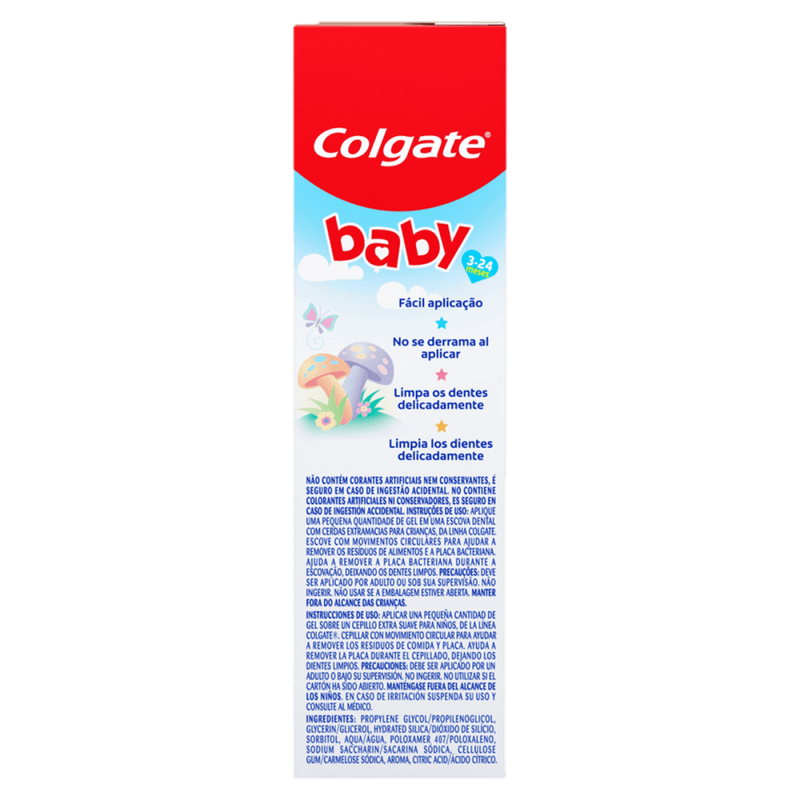 Gel-Dental-sem-Fluor-Fruta-Suave-Zero-Acucar-Colgate-Baby-Caixa-50g