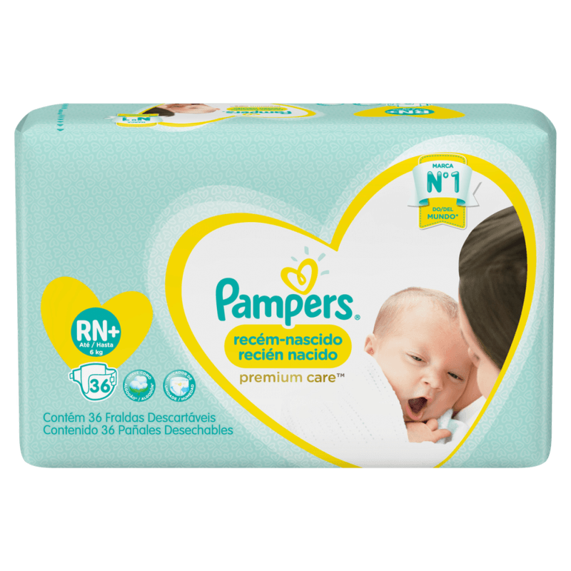 Fralda-Descartavel-Recem-Nascido-Pampers-Premium-Care-RN--ate-6kg-Pacote-36-Unidades