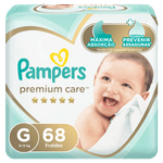 Fralda-Descartavel-Infantil-Pampers-Premium-Care-G-9-a-13kg-Pacote-68-Unidades