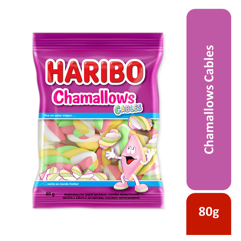 Marshmallow-Baunilha-Cables-Haribo-Chamallows-Pacote-80g