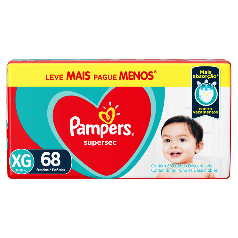 Fralda-Descartavel-Infantil-Pampers-Supersec-XG-11-a-15kg-Pacote-68-Unidades-Leve-Mais-Pague-Menos