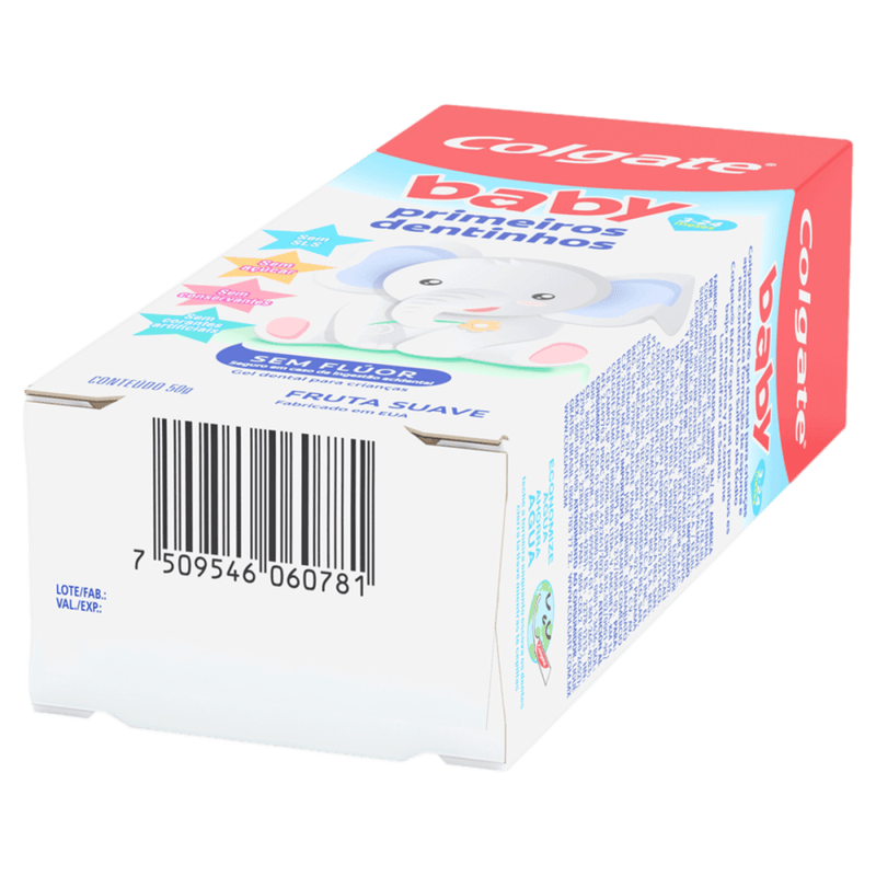 Gel-Dental-sem-Fluor-Fruta-Suave-Zero-Acucar-Colgate-Baby-Caixa-50g