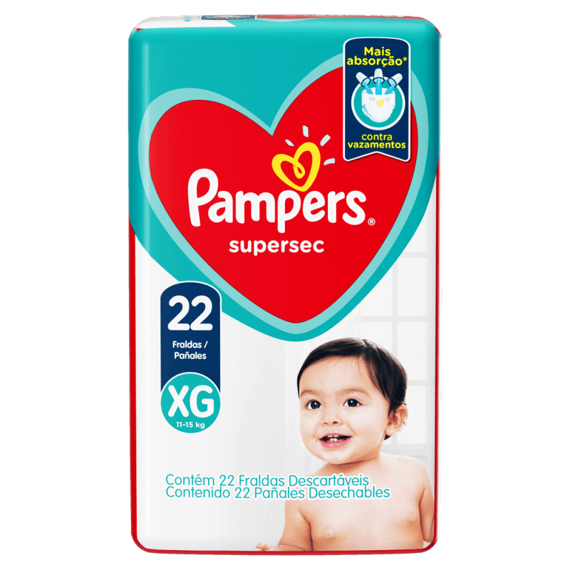 Fralda-Descartavel-Infantil-Pampers-Supersec-XG-11-a-15kg-Pacote-22-Unidades