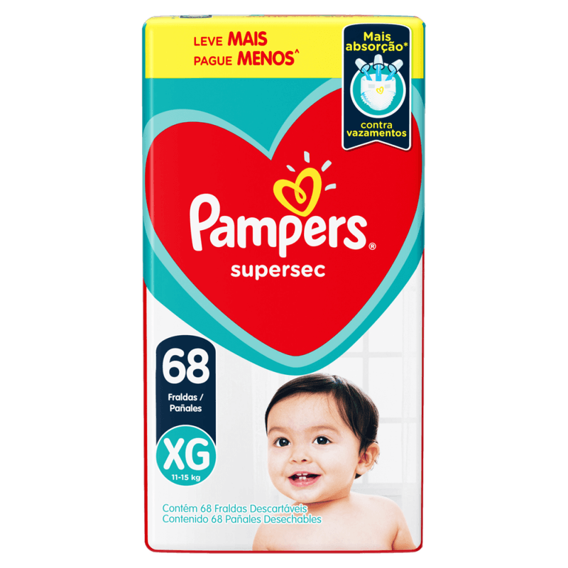 Fralda-Descartavel-Infantil-Pampers-Supersec-XG-11-a-15kg-Pacote-68-Unidades-Leve-Mais-Pague-Menos