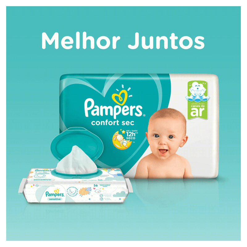 Fralda-Descartavel-Infantil-Pampers-Confort-Sec-P-5-a-8kg-Pacote-74-Unidades