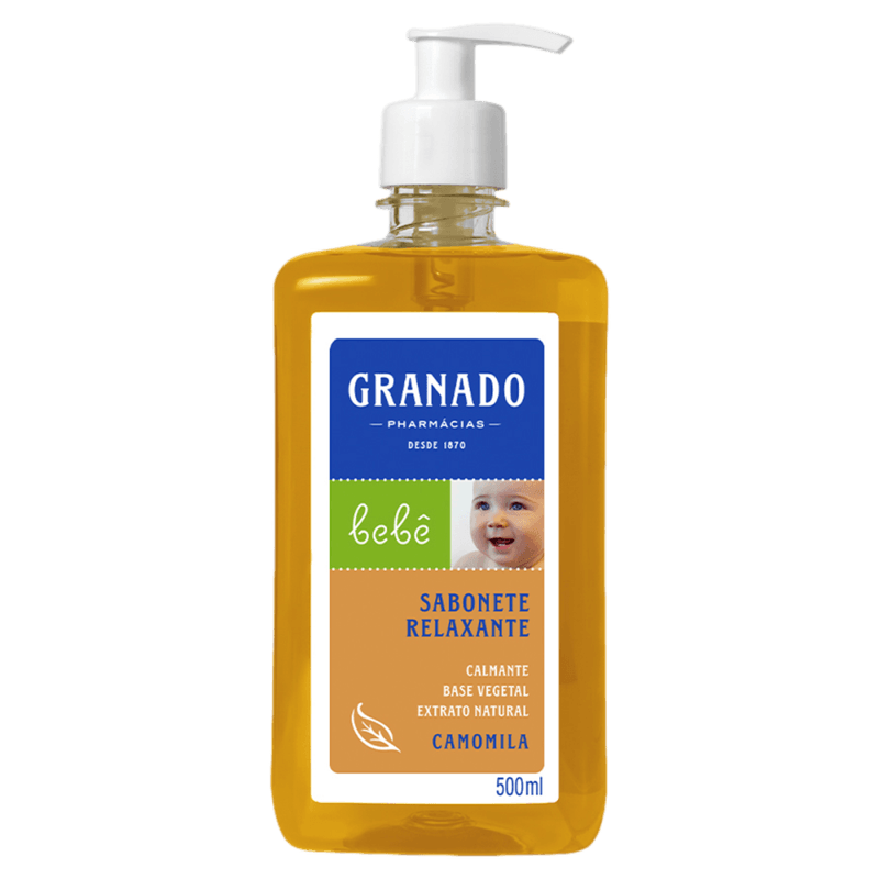 Sabonete-Relaxante-Liquido-Infantil-GRANADO-BEBE-Camomila-frasco-500ml