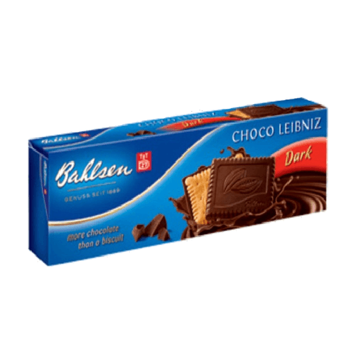 Biscoito Amanteigado com Cobertura de Chocolate Amargo Bahlsen Choco Leibniz Caixa 125g