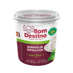 Queijo-Burrata-de-Bufala-com-Ervas-Finas-Bom-Destino-Peso-Liquido-380g-Peso-Drenado-200g