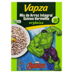 Mix-Arroz-Integral-com-Quinoa-Vermelha-Organico-Avengers-Vapza-Caixa-160g-2-Unidades-de-80g-Cada