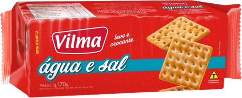 Biscoito Água e Sal Vilma 170g