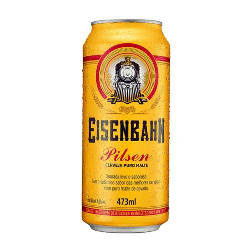 Cerveja German Pilsner Puro Malte Eisenbahn Garrafa 355ml