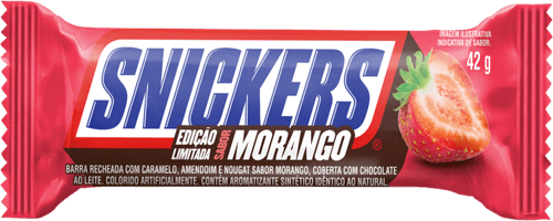 Chocolate Snickers Morango Individual 42g