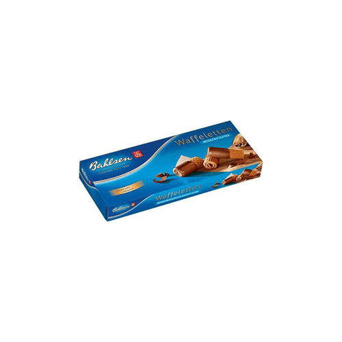 Rolinhos de Wafer Coberto Parcialmente com Chocolate ao Leite Bahlsen Caixa 100g
