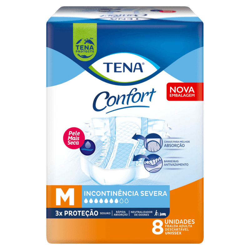 Fralda-Descartavel-Adulto-Tena-Confort-M-40-a-70kg-Pacote-8-Unidades