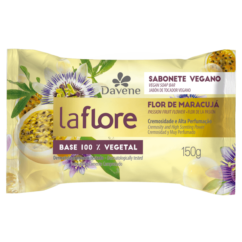 Sabonete-em-Barra-Davene-Vegetal-La-Flor-Maracuja-150g