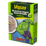 Mix-Arroz-Integral-com-Quinoa-Vermelha-Organico-Avengers-Vapza-Caixa-160g-2-Unidades-de-80g-Cada