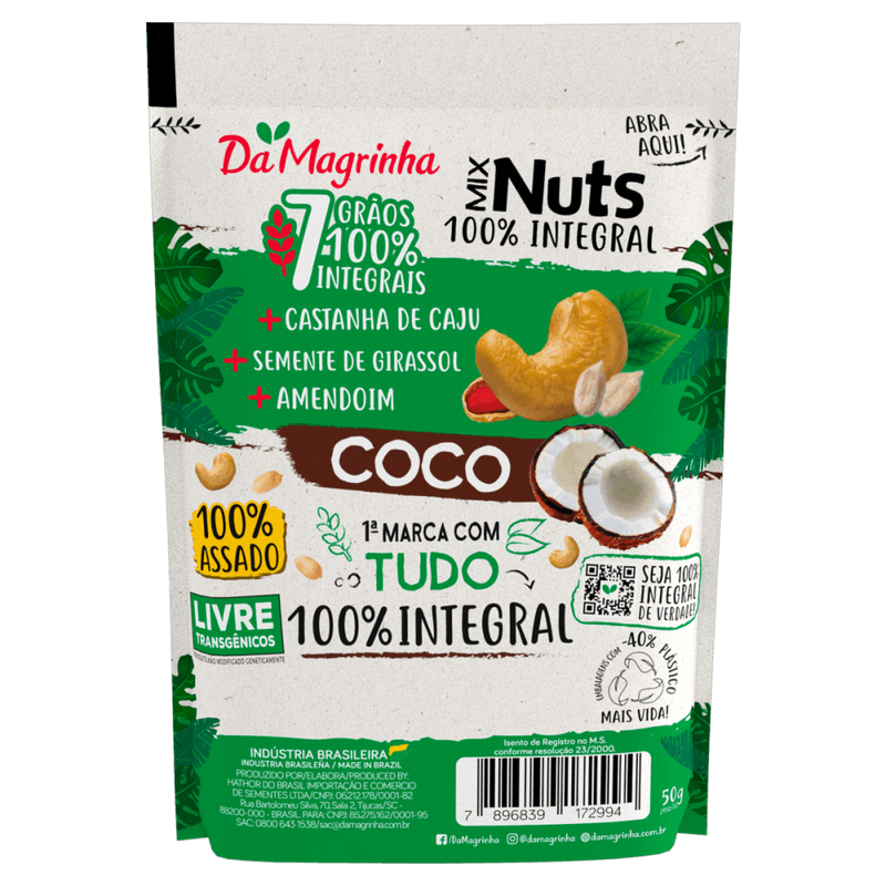 Mix-de-Nuts-100--Integral-Coco-Castanha-de-Caju-Semente-de-Girassol-e-Amendoim-Da-Magrinha-7-Graos-Sache-50g