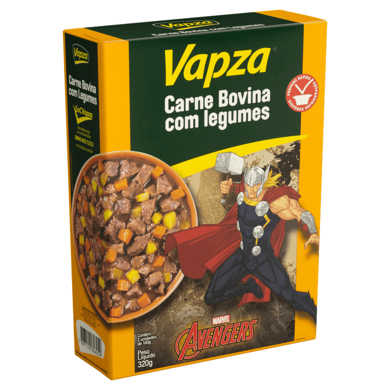 Carne-Bovina-com-Legumes-Avengers-Vapza-Caixa-320g-2-Unidades-de-160g-Cada