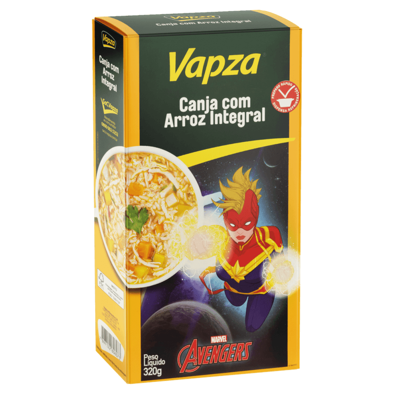 Canja-com-Arroz-Integral-Avengers-Vapza-Caixa-320g