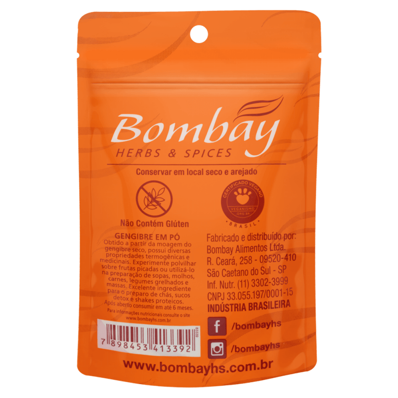 Gengibre-em-Po-Bombay-Herbs---Spices-Pouch-30g