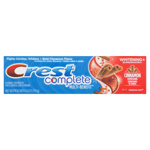 Creme Dental Crest Complete Cinnamon Rush 170g