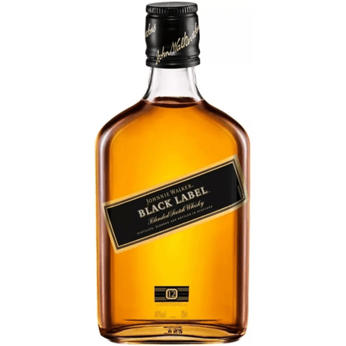 Whisky Escocês Johnnie Walk Black Label Garrafa 350ml