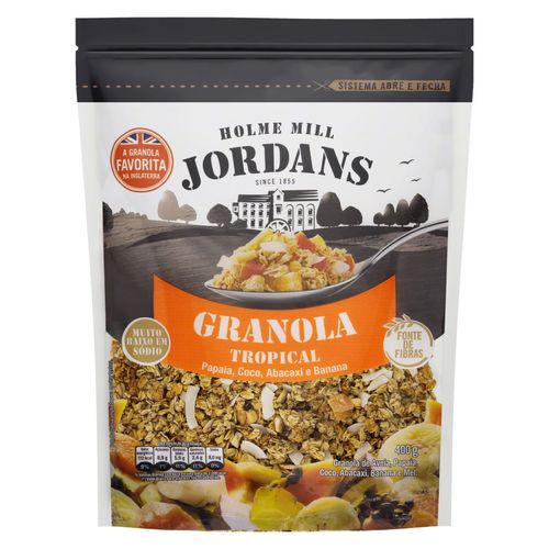 GRANOLA INGLESA JORDANS 400G-PC TROPICAL