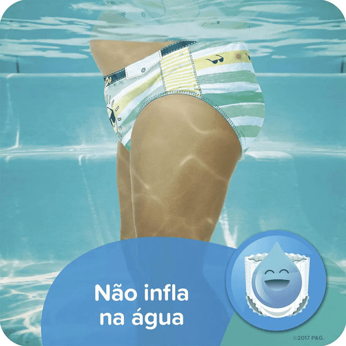 Fralda Para Praia E Piscina Pampers Splashers Tamanho G