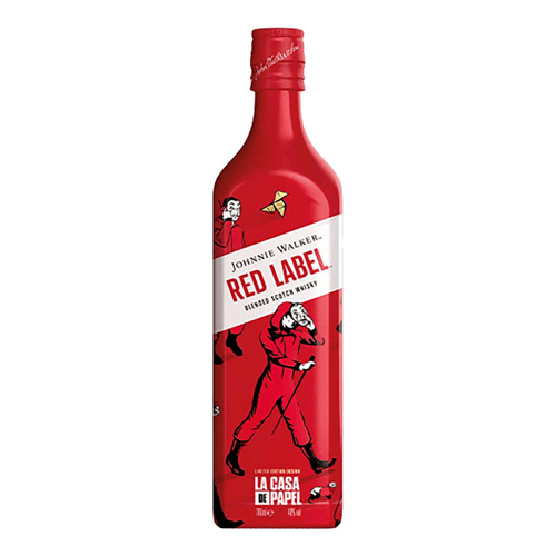 Whisky Johnnie Walker Red Label - La Casa De Papel - 750ml