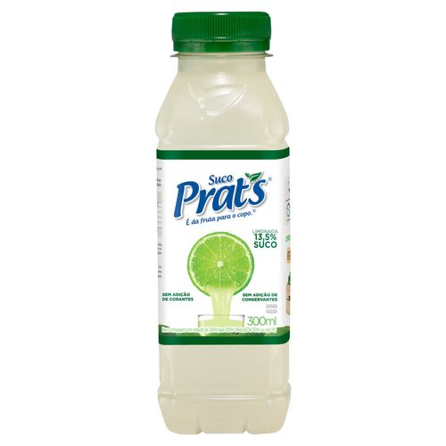 Bebida Adoçada Limão Prat's Garrafa 300ml