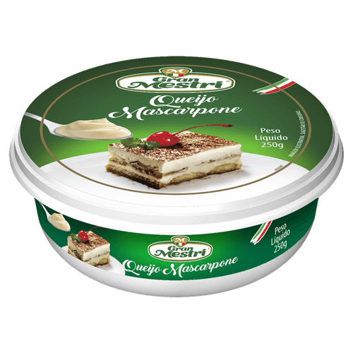 Queijo Mascarpone Gran Mestri Pote 250g