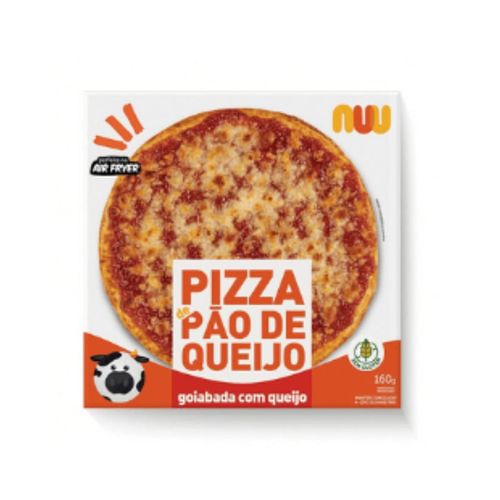 Pizza de Pão de Queijo Brotinho Goiabada com Queijo Nuu Caixa 160g