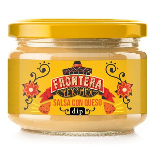 Molho Mexicano Dip Queijo Frontera Tex Mex Vidro 300g