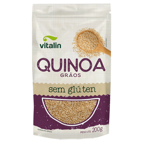 Quinoa em Grãos Integral Vitalin Pouch 200g