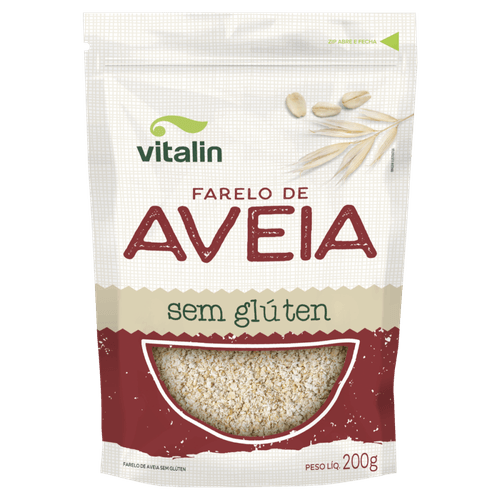 Farelo de Aveia Vitalin Pouch 200g