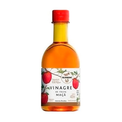 Vinagre de Fruta Maçã Almaromi Frasco 400ml