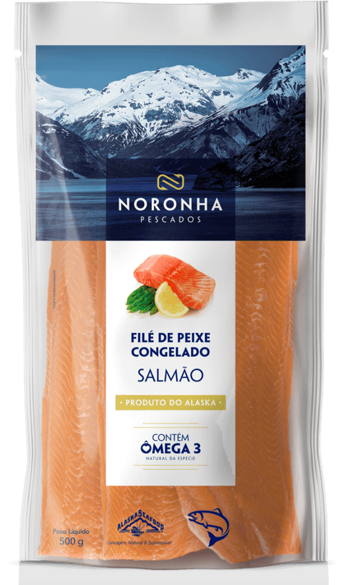 Filé Salmão Noronha Congelado 500g