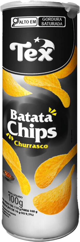 Batata Chips Tex Tubo 100g Churrasco