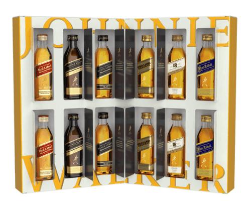 KIT JHONNIE WALKER WHISKY 12X50ML